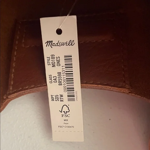 Madewell Rich Tan Leather Hobo Bag - Picture 4 of 7
